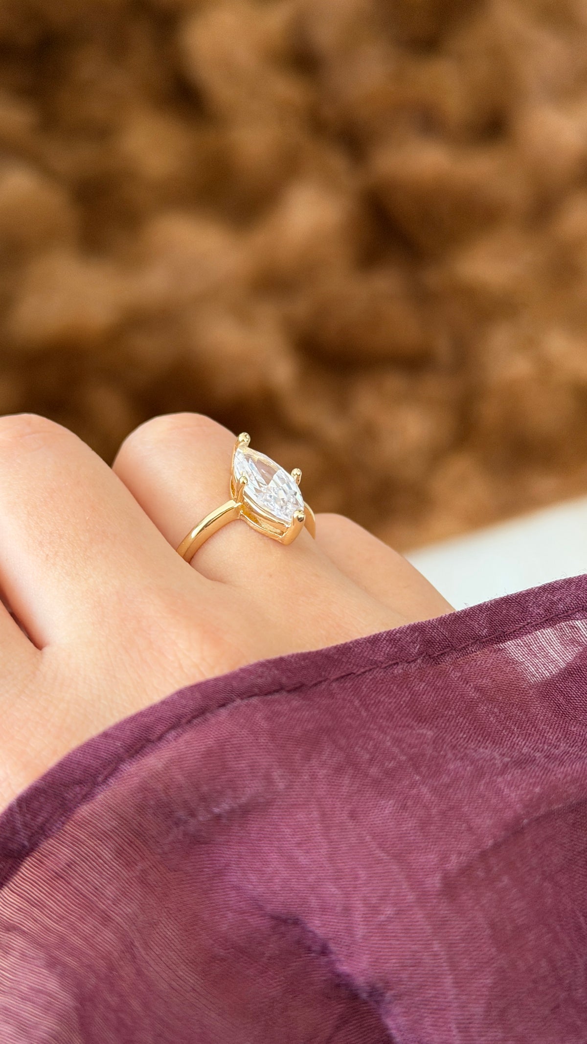 Maison Markiz Kesim Göz Alıcı Zirkon Yüzük