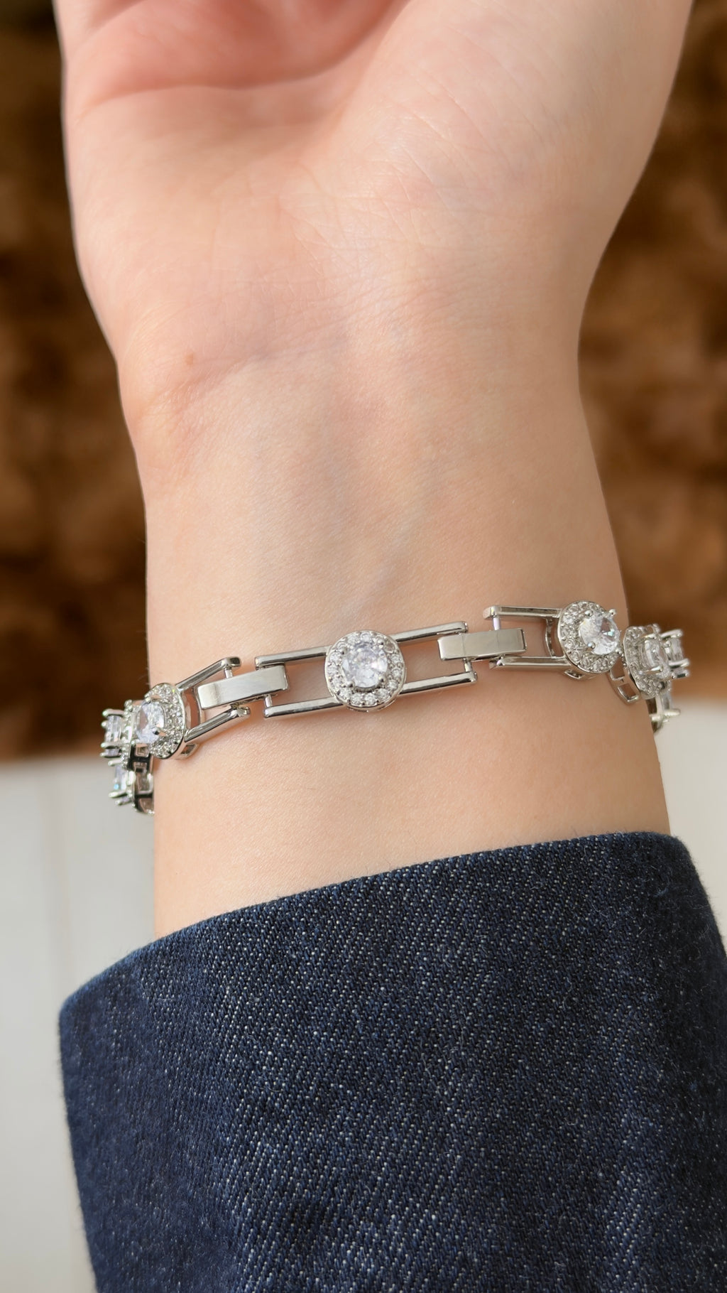 Amour Tennis Tektaş Kesim Lüks Bileklik