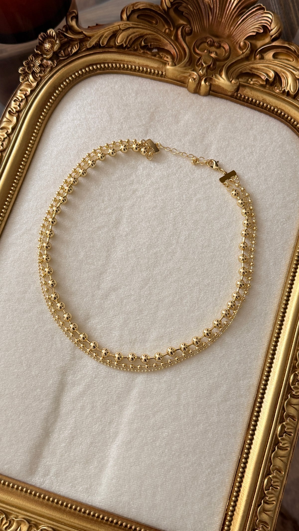 Lumina Üçlü Kombin Görünüm Topçuk Tasarım Kolye